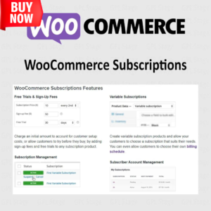 WooCommerce Subscriptions - Let customers subscribe to your products