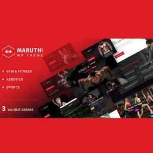 Maruthi - Fitness Gym Trainer WordPress Theme