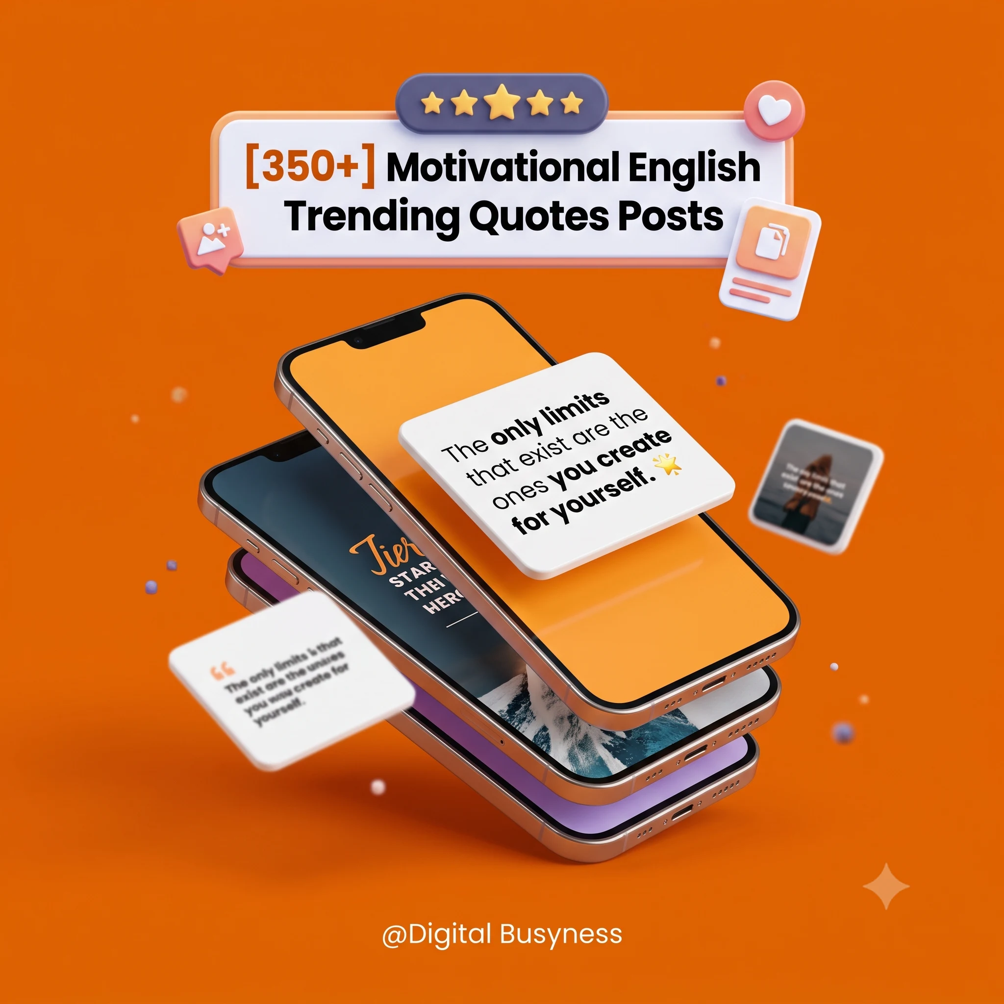 50+ Trending Motivational Quotes 350 plus trending motivational quotes posts bundle for social media growth