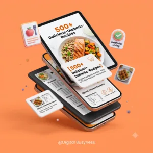 Download 500 delicious diabetic recipes bundle to manage blood sugar