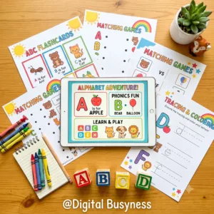 Download the fun English learning bundle for kids to master vocabulary and phonics instantly