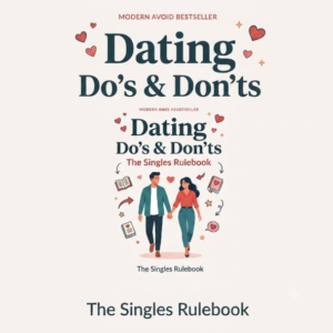 A couple smiling on a successful first date, illustrating the concepts in the dating rules ebook.