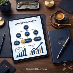 Executive learning from the business leadership bible course to scale their team on digitalbusyness