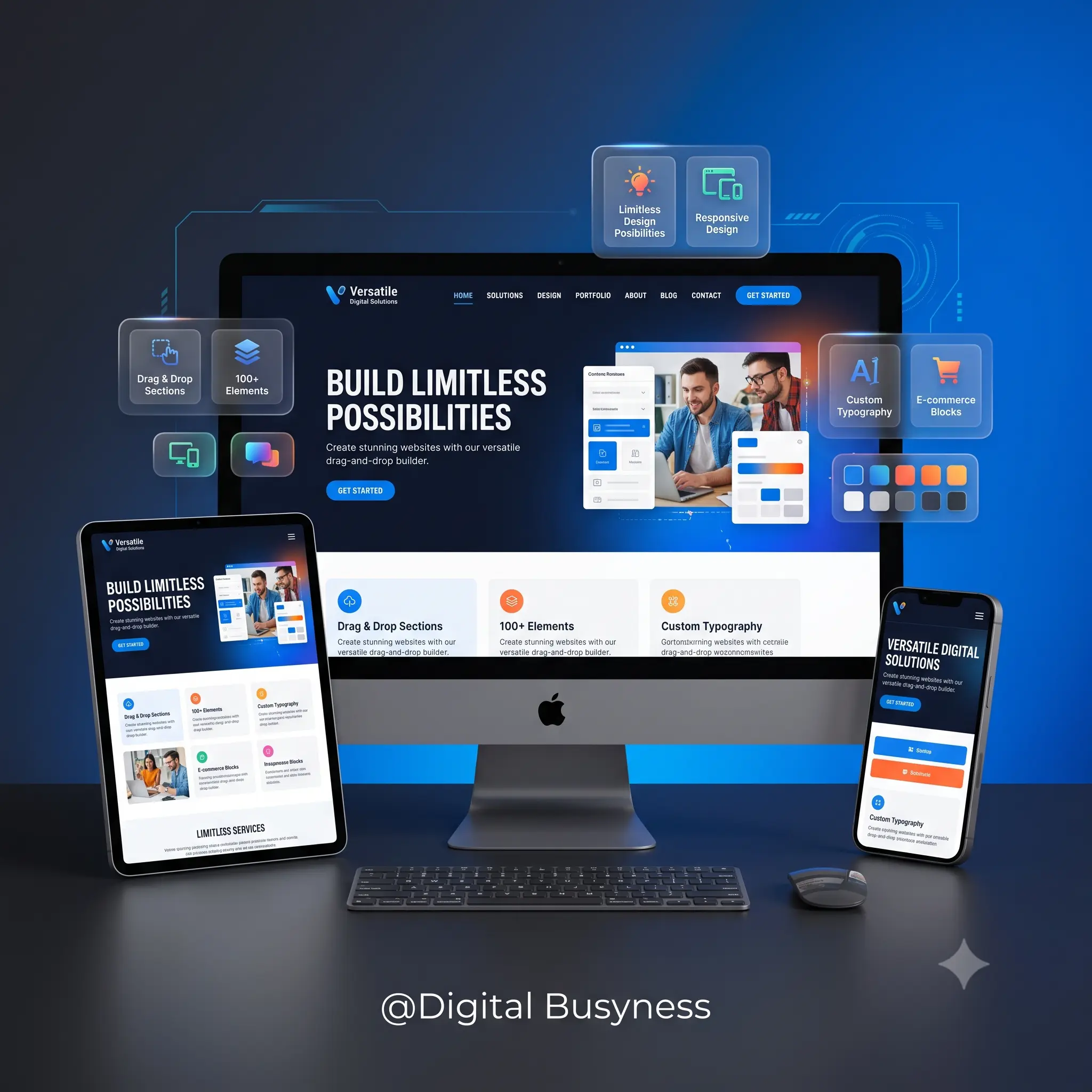 Limitless Design with the Premium Avada WordPress Theme Download the premium Avada WordPress Theme by digitalbusyness to build limitless, no-code websites.