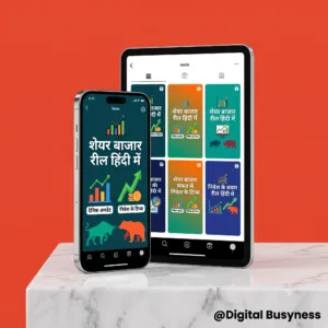 Viral stock market reels in Hindi ready to post on Instagram