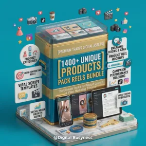 Download 1400+ unique products pack reels bundle to grow your social media instantly