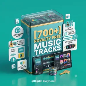 digitalbusyness 700+ royalty-free music tracks bundle for videos and podcasts