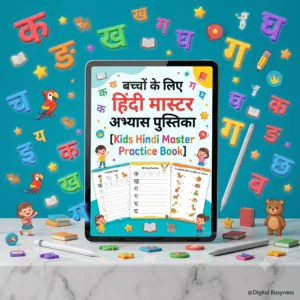 Get your digital Kids Hindi Practice Book for easy learning