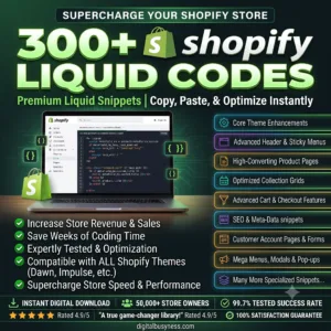 E-commerce store owner using custom Shopify liquid codes to supercharge their theme conversions.